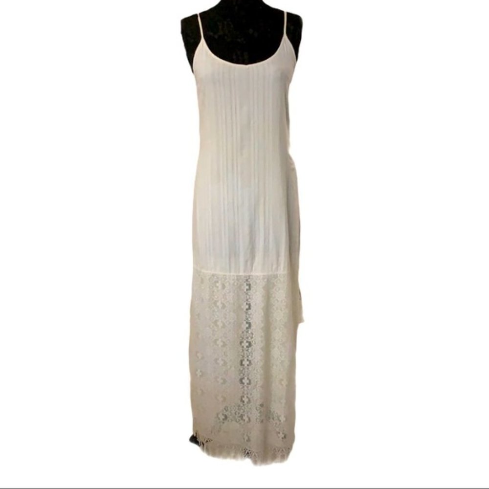 Element Lace Cream Maxi Dress Size M